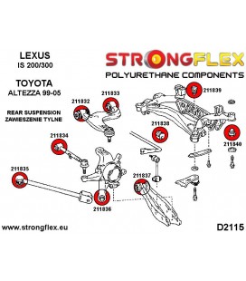 216233A: Rear suspension bush kit SPORT