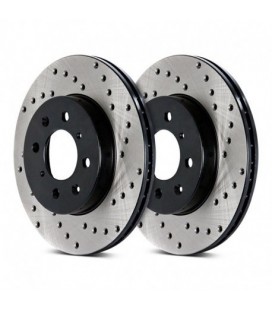 Brake disc drilled FRONT LEFT - 128.34018L