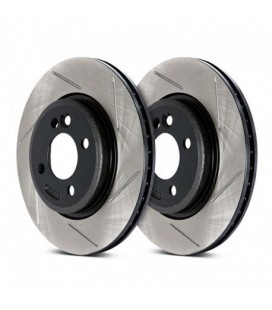 Brake disc slotted FRONT LEFT - 126.33049SL