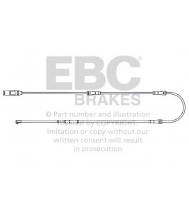 EFA160 - Czujnik zużycia klocków hamulcowych EBC Brakes BMW | 5 Series (GT F07)(530) | 5 Series (GT F07)(535) | 5 Series (GT F07