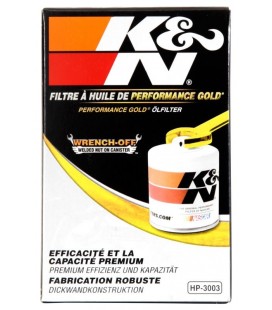 K&N Oil Filter 13/16 In.-16 HP-3003