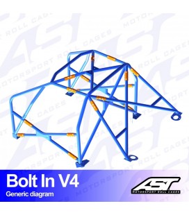 Roll Cage AUDI TT (8N) 3-doors Hatchback FWD BOLT IN V4