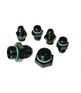 Aeromotive A4 Regulator Fitting Kit (for two (2) carbs) (4) AN-06/(1) AN-10/(1) AN-10 Plug)